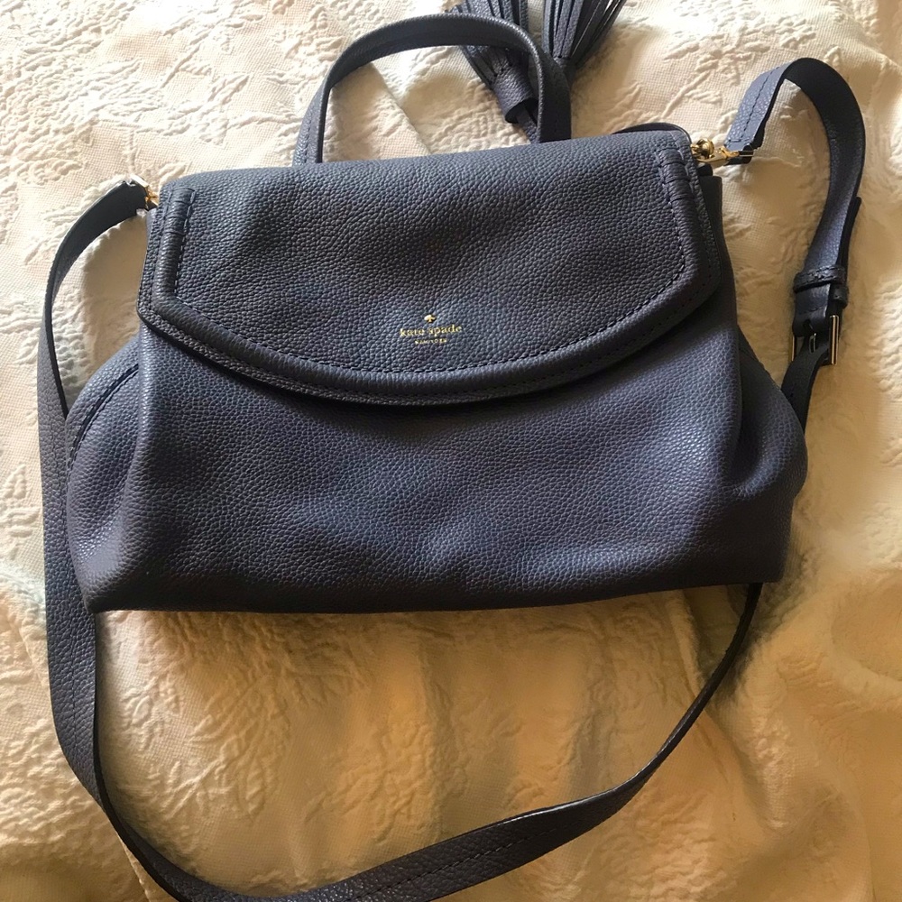 Periwinkle leather Kate spade purse